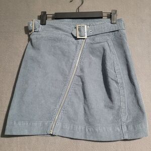 Urban Outfitters Blue Corduroy Mini Skirt Women's Medium
